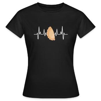 Pierogi Kielbasa Paczki Polish Food Cuisine - Frauen T-Shirt - Schwarz - Vorne - AI Model Female 172 dark (172cm)