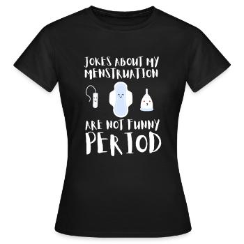 PMDD Awareness Premenstrual Syndrome Menstrual - Frauen T-Shirt - Schwarz - Vorne - AI Model Female 172 dark (172cm)