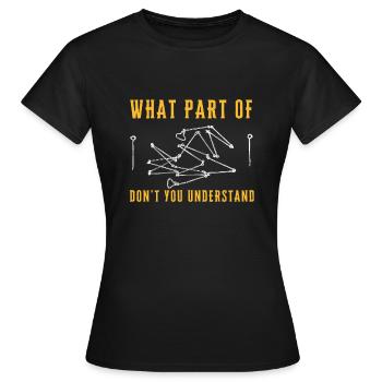 Land Surveying Land Surveyor Topographer And - Women's T-Shirt - black - Front - AI Model Female 172 dark (172cm)