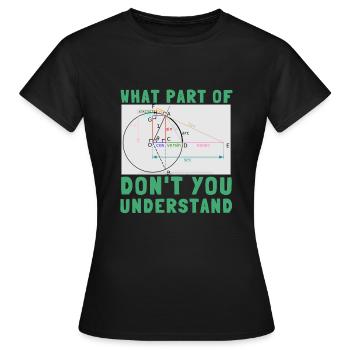 Billard Cue Sports Et Snooker Tournoi - T-shirt Femme - noir - Devant - AI Model Female 172 dark (172cm)