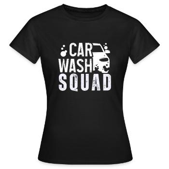 Window Cleaner Services Car Window Cleaning Window - Women's T-Shirt - black - Front - AI Model Female 172 dark (172cm)