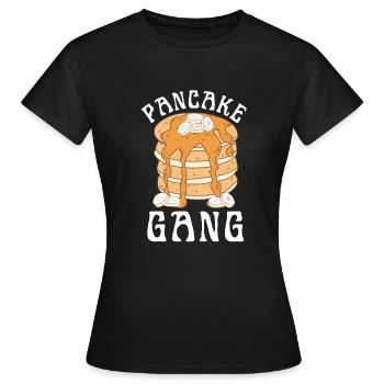 Sirop pour crêpes flipping Flapjack Petit déjeuner - T-shirt Femme - noir - Devant - AI Model Female 172 dark (172cm)