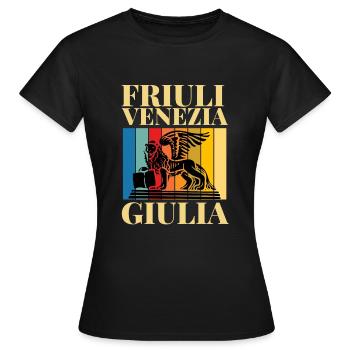 Venise Gondole Italie Venise - T-shirt Femme - noir - Devant - AI Model Female 172 dark (172cm)