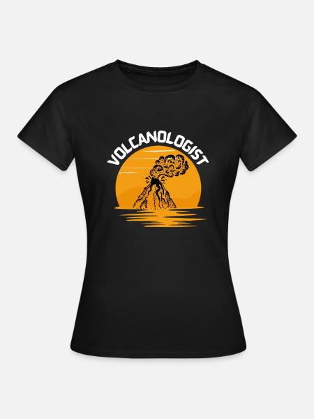 Volcanologists Geologist Magma Volcano - Frauen T-Shirt - Schwarz