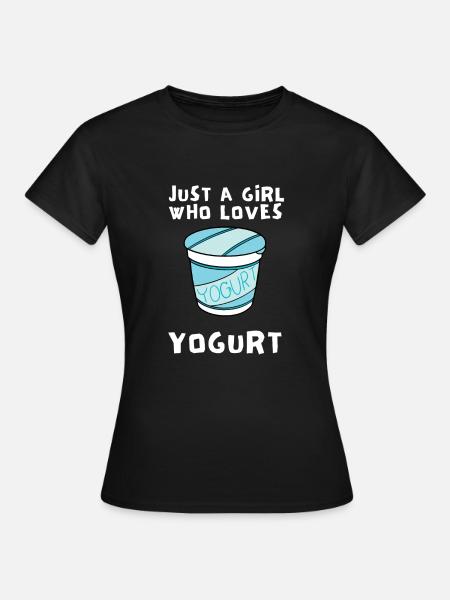 Probiotiques Produits laitiers, Yogourt glacé - T-shirt Femme - noir