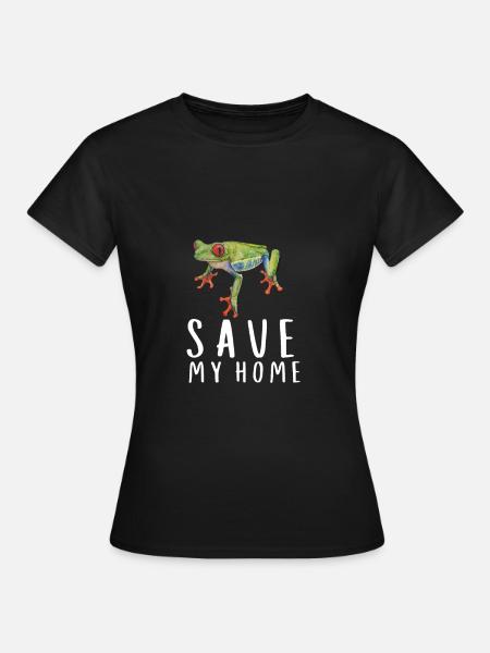 Agalychnis callidryas Rainette aux yeux rouges - T-shirt Femme - noir