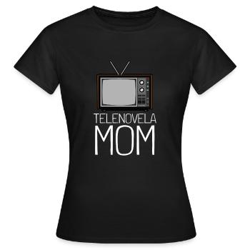 Telenovela Columbianas, émissions hispaniques et feuilletons - T-shirt Femme - noir - Devant - AI Model Female 172 dark (172cm)