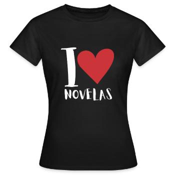 Telenovela Columbianas, émissions hispaniques et feuilletons - T-shirt Femme - noir - Devant - AI Model Female 172 dark (172cm)