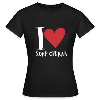 Telenovela Columbianas, émissions hispaniques et feuilletons - T-shirt Femme - noir - Devant - AI Model Female 172 dark (172cm)