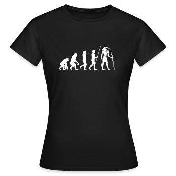 Hiéroglyphes égyptologue, Égypte ancienne - T-shirt Femme - noir - Devant - AI Model Female 172 dark (172cm)