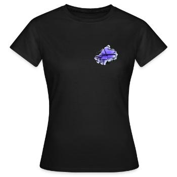 Licence de synchronisation Musique Baby Grand Piano - T-shirt Femme - noir - Devant - AI Model Female 172 dark (172cm)