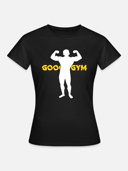 Gooo Gym - Frauen T-Shirt - Schwarz