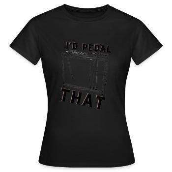 Pedal Steel Guitar - Women's T-Shirt - black - Front - AI Model Female 172 dark (172cm)