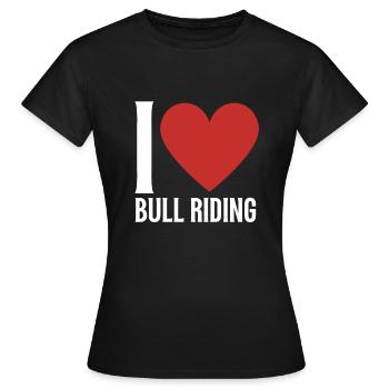 Future Bull Rider Steer Riding - T-shirt Femme - noir - Devant - AI Model Female 172 dark (172cm)