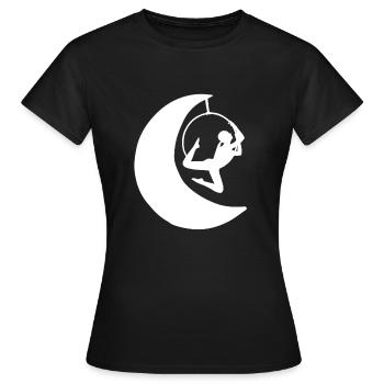 Cheerleader Tumbling Acrobat Cartwheel Mom - Frauen T-Shirt - Schwarz - Vorne - AI Model Female 172 dark (172cm)