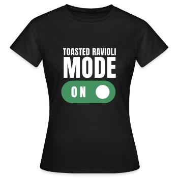 Raviolis grillés à St. Louis - T-shirt Femme - noir - Devant - AI Model Female 172 dark (172cm)