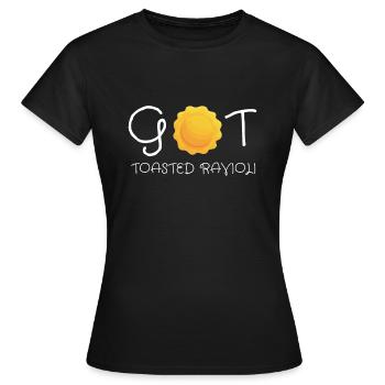Raviolis grillés à St. Louis - T-shirt Femme - noir - Devant - AI Model Female 172 dark (172cm)