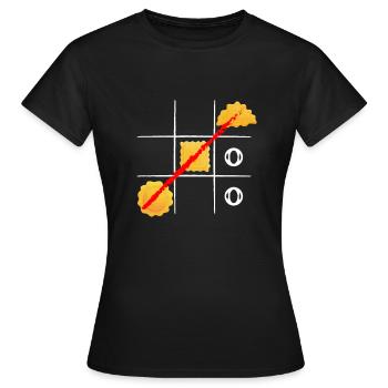 Raviolis grillés à St. Louis - T-shirt Femme - noir - Devant - AI Model Female 172 dark (172cm)