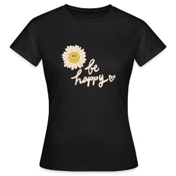 Journée internationale du bonheur - T-shirt Femme - noir - Devant - AI Model Female 172 dark (172cm)