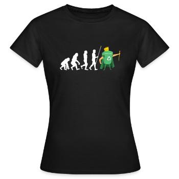 Compostez vos ennemis - T-shirt Femme - noir - Devant - AI Model Female 172 dark (172cm)