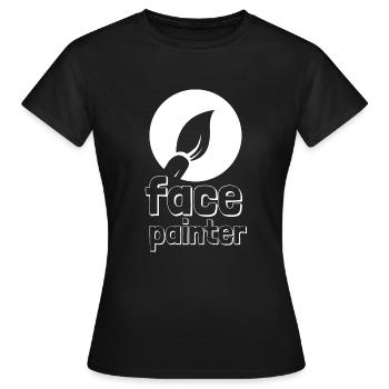 Maquillage et maquillage - T-shirt Femme - noir - Devant - AI Model Female 172 dark (172cm)