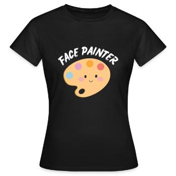 Maquillage et maquillage - T-shirt Femme - noir - Devant - AI Model Female 172 dark (172cm)