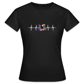 Save The Rainforest - Women's T-Shirt - black - Front - AI Model Female 172 dark (172cm)