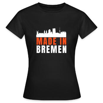 Bremen Town Musicians - Frauen T-Shirt - Schwarz - Vorne - AI Model Female 172 dark (172cm)