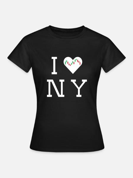 NY Stock Exchange Bull - Frauen T-Shirt - Schwarz