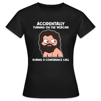 Conception de la conférence de travail pour les fiers Pinoys - T-shirt Femme - noir - Devant - AI Model Female 172 dark (172cm)