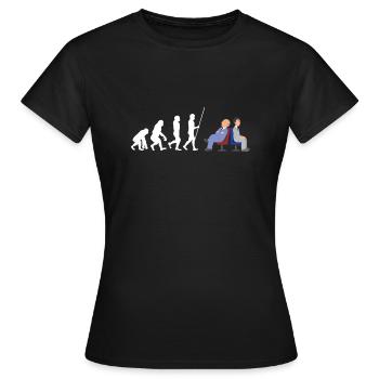 Bureau sarcastique - Par mon dernier e-mail - T-shirt Femme - noir - Devant - AI Model Female 172 dark (172cm)