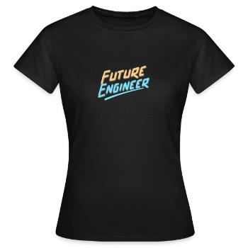 Futur ingénieur ingénieur cadeau bébé enfant - T-shirt Femme - noir - Devant - AI Model Female 172 dark (172cm)
