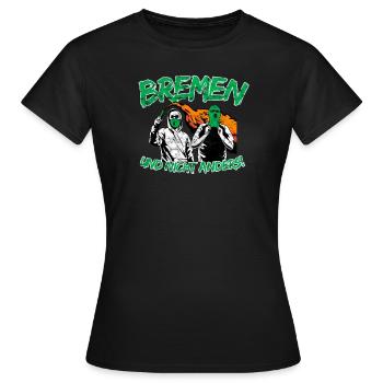 Bremen und nicht anders UPDATE - Frauen T-Shirt - Schwarz - Vorne - AI Model Female 172 dark (172cm)