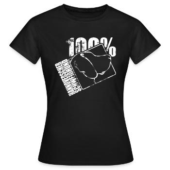 Hanovrien Hound 100 - T-shirt Femme - noir - Devant - AI Model Female 172 dark (172cm)