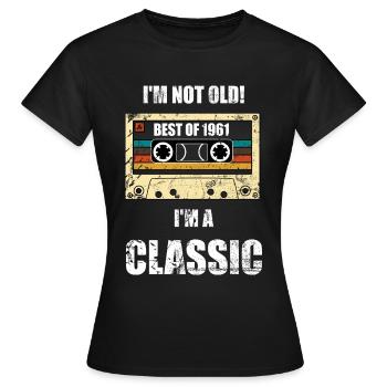 60e cadeau d'anniversaire - T-shirt Femme - noir - Devant - AI Model Female 172 dark (172cm)