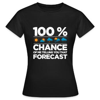 Tornado - Frauen T-Shirt - Schwarz - Vorne - AI Model Female 172 dark (172cm)