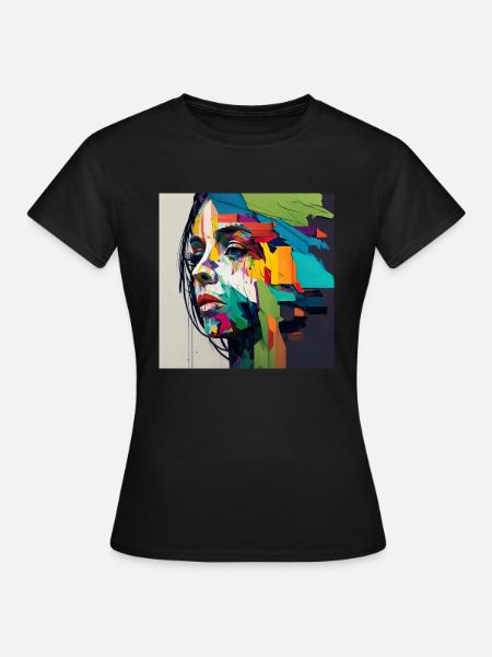 Premium Design - Frauen T-Shirt - Schwarz