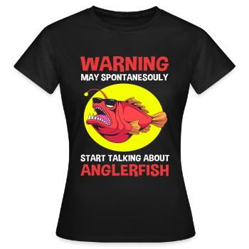 Frogfish - Women's T-Shirt - black - Front - AI Model Female 172 dark (172cm)