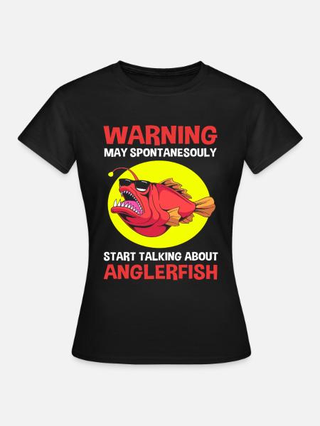 Anglerfisch - Frauen T-Shirt - Schwarz