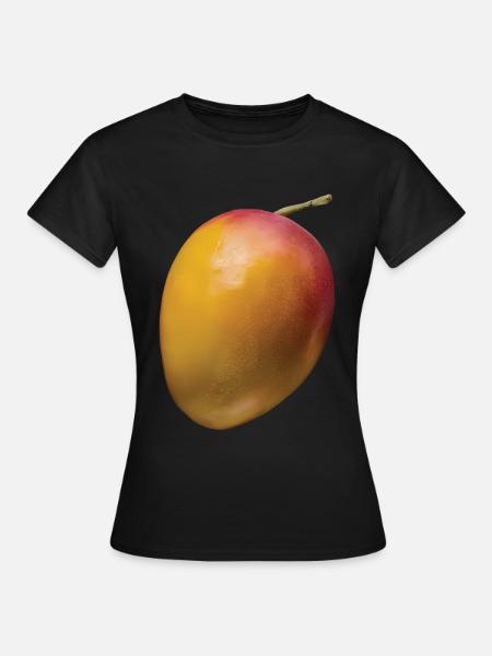 Mango Frucht Geschenk - Frauen T-Shirt - Schwarz