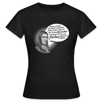 La théorie du Big Bang Amy Koitus - T-shirt Femme - noir - Devant - AI Model Female 172 dark (172cm)