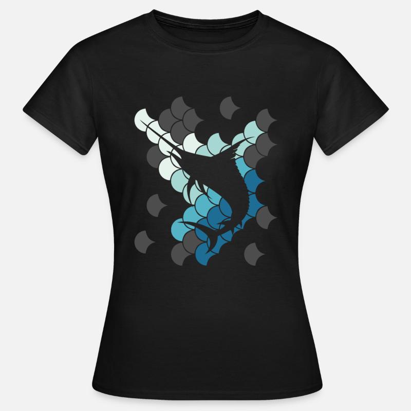 Scaled Marlin - Women's T-Shirt - black