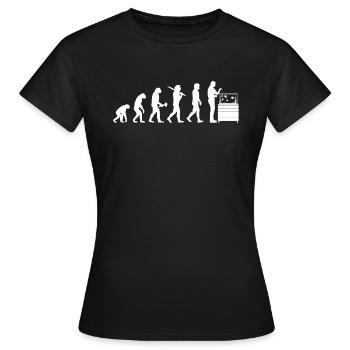 Aquariophilie aquarium aquarium poissons évolution - T-shirt Femme - noir - Devant - AI Model Female 172 dark (172cm)