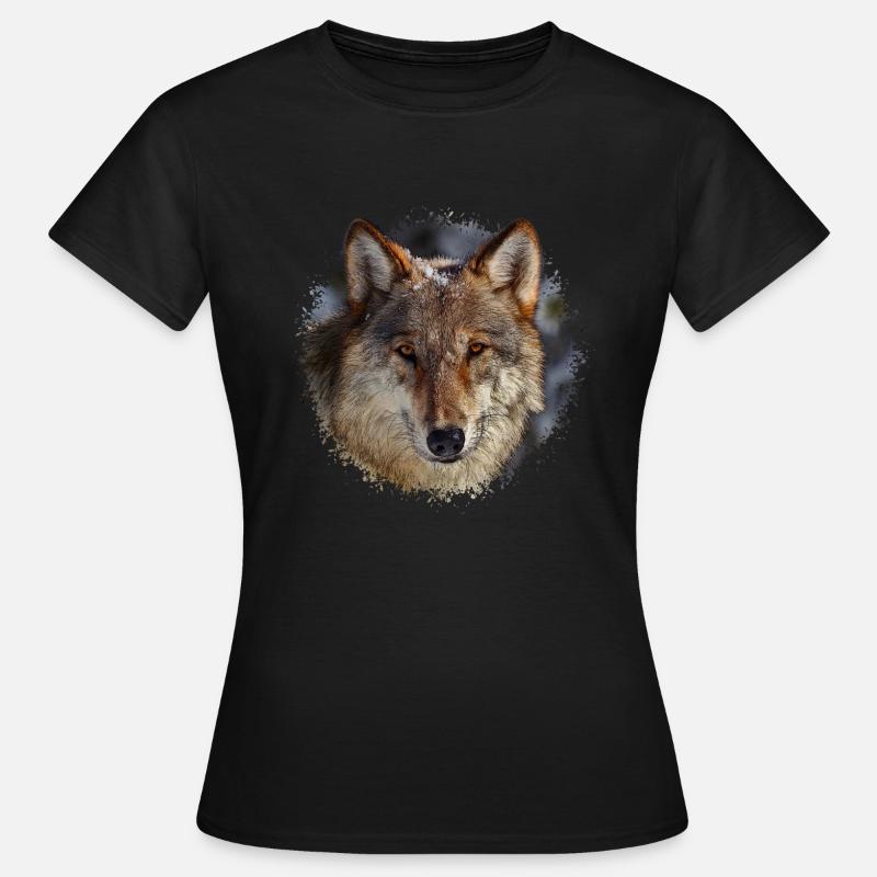 wolf - Women's T-Shirt - black