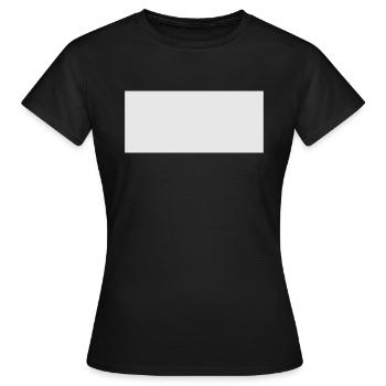 White - Women's T-Shirt - black - Front - AI Model Female 172 dark (172cm)