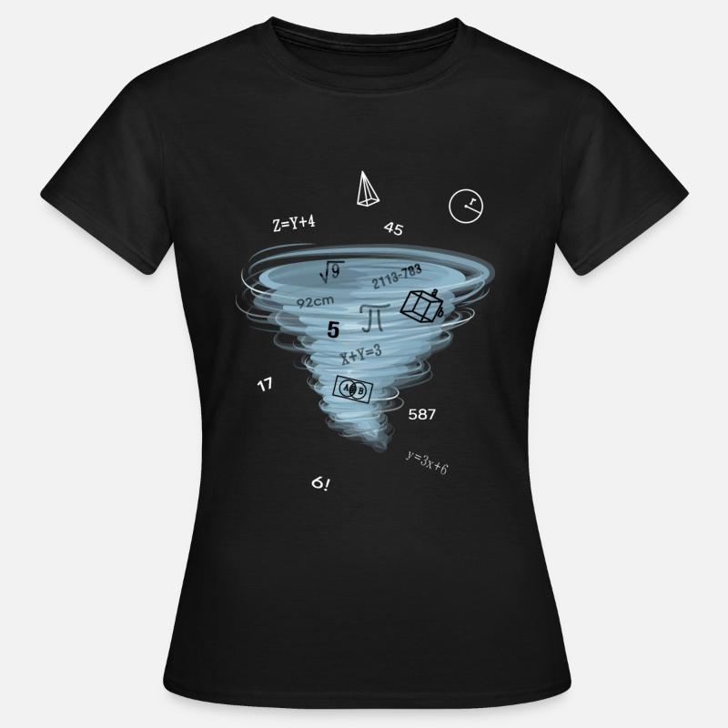 Cours de mathématiques Mathématiques Solution à un problème mathématique - T-shirt Femme - noir