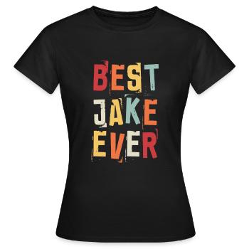 Beste Jake Beliebte Geburtsnamen Jake Kostüm - Frauen T-Shirt - Schwarz - Vorne - AI Model Female 172 dark (172cm)