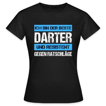 Dard résistant - T-shirt Femme - noir - Devant - AI Model Female 172 dark (172cm)