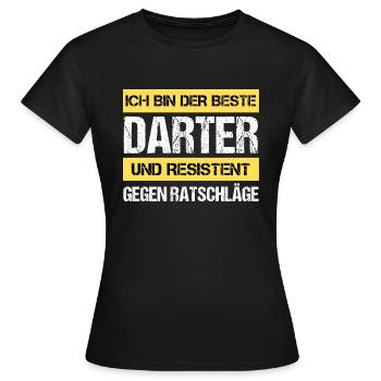 Dard résistant - T-shirt Femme - noir - Devant - AI Model Female 172 dark (172cm)