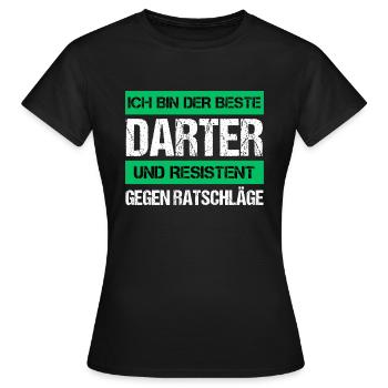 Dard résistant - T-shirt Femme - noir - Devant - AI Model Female 172 dark (172cm)